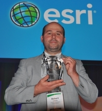 Róbert Cibula prebral v roku 2012 ocenenie Special Achievement in GIS Award