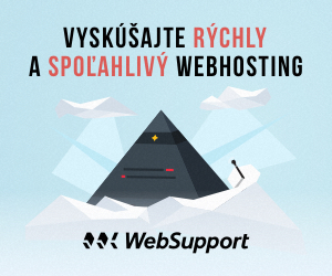 Vyskúšajte aj vy rýchly a spoľahlivý webhosting od WebSupportu.